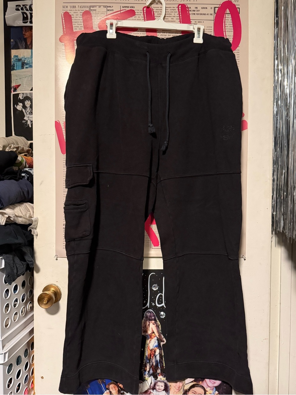 Timberland Black Cargo Sweats